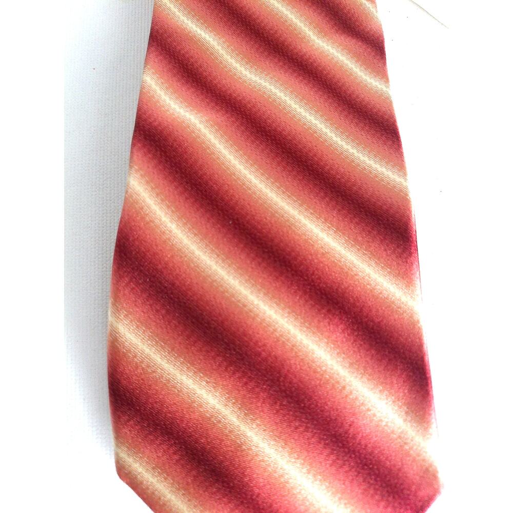 Ted Baker London Silk Blurry Stripe Hand Tailored Tie New